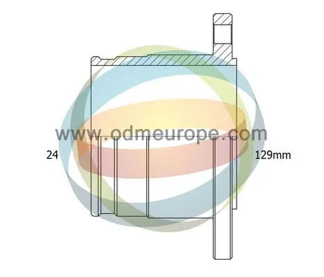 Jeu de joints, arbre de transmission 4X4 ESTANFI EST-14-096258