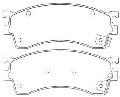 Kit de plaquettes de frein, frein à disque AISIN ASN-240