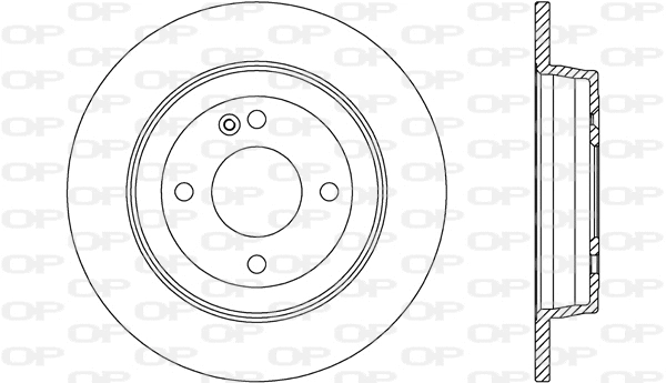 Disque de frein OPEN PARTS BDA2640.10