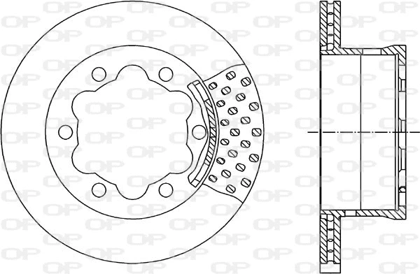 Disque de frein OPEN PARTS BDA1786.20