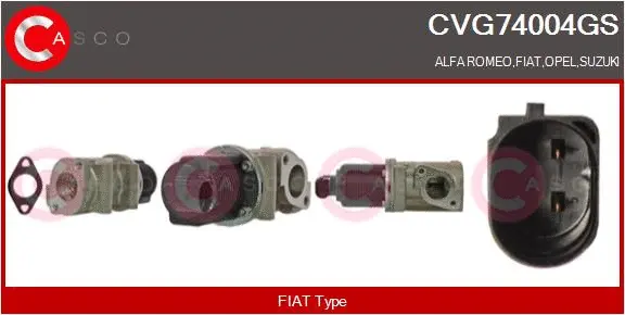 Vanne EGR CASCO CVG74004GS