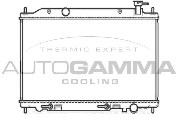 Radiateur, refroidissement du moteur AUTOGAMMA 104860
