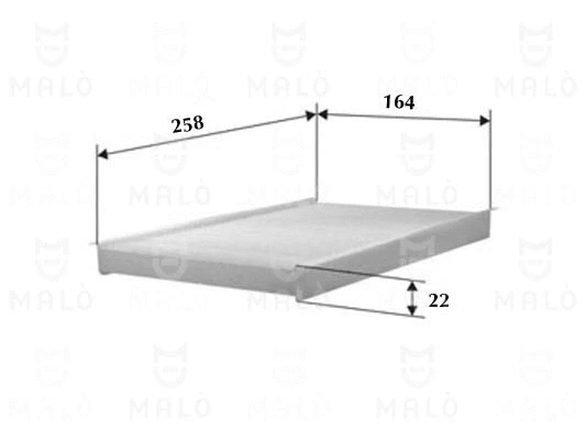 Filtre, air de l'habitacle AKRON-MALÒ 1531281