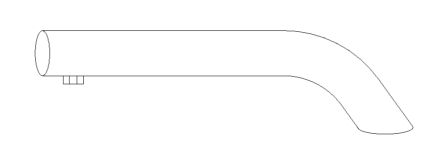 Tuyau d'échappement Vellerand 13232