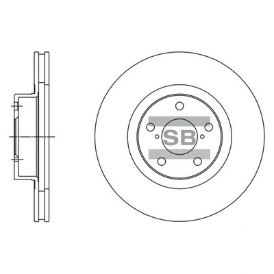 Disque de frein Hi-Q SD4702