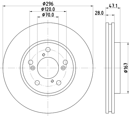 Disque de frein NISSHINBO ND8068K