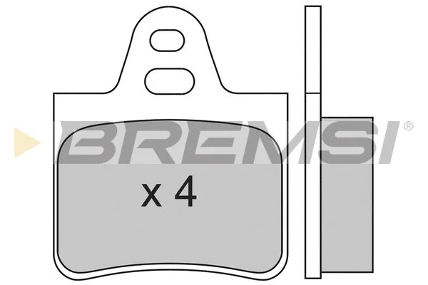 Kit de plaquettes de frein, frein à disque BREMSI BP2130