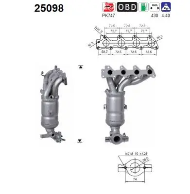 Catalyseur AS 25098