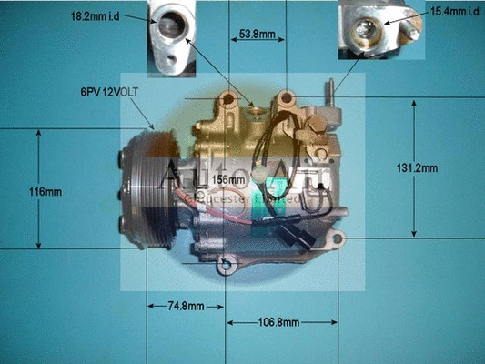 Compresseur, climatisation AUTO AIR GLOUCESTER 14-3773