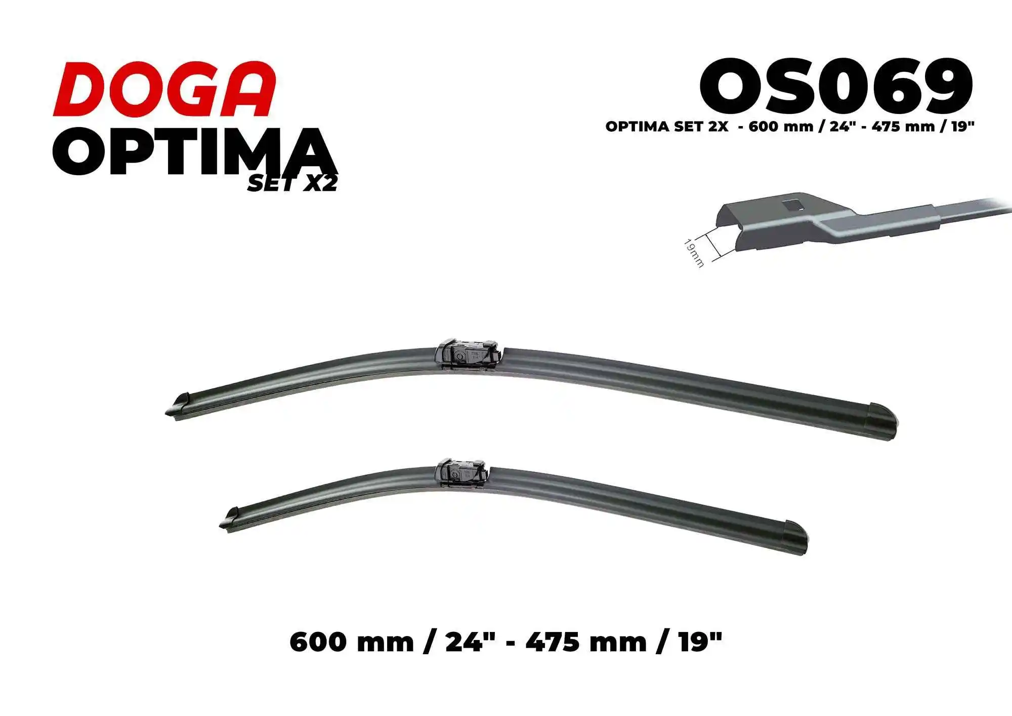 Balai d'essuie-glace DOGA OS069