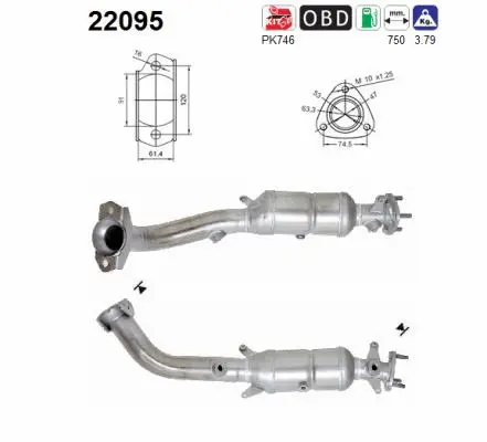 Catalyseur AS 22095