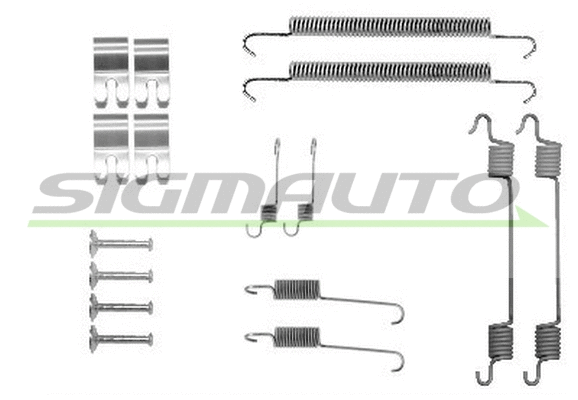 Kit d'accessoires, mâchoire de frein SIGMAUTO SK0029