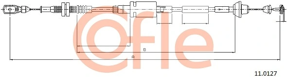 Câble d'accélération COFLE 11.0127