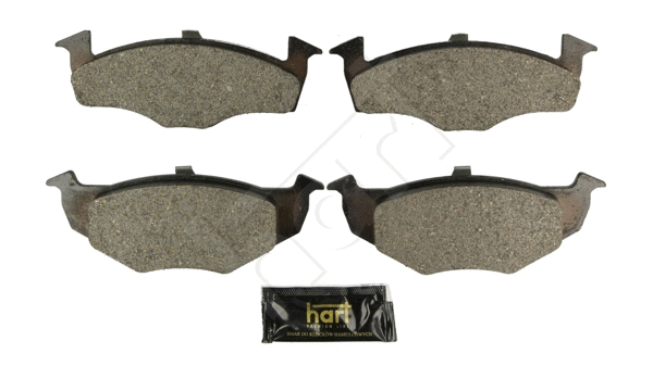 Kit de plaquettes de frein, frein à disque HART 249 182