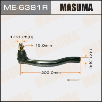 Rotule de barre de connexion MASUMA ME-6381R