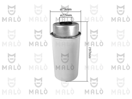 Filtre à carburant AKRON-MALÒ 1520219