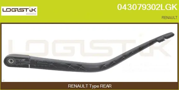 Bras d'essuie-glace, nettoyage des vitres LGK 043079302LGK