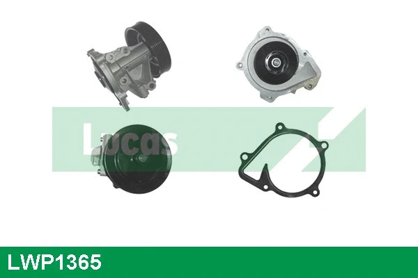 Pompe à eau, refroidissement du moteur LUCAS LWP1365
