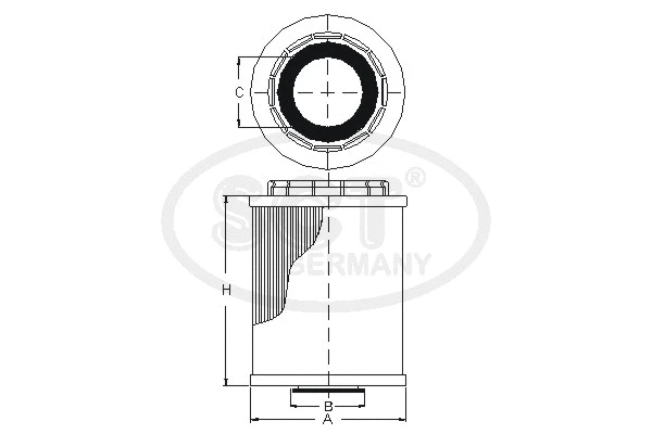 Filtre à huile SCT - MANNOL SH 4041 L