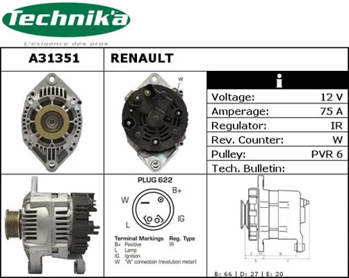 Alternateur Technika A31351