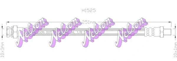Flexible de frein KAWE H1525