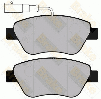 Kit de plaquettes de frein, frein à disque Brake ENGINEERING PA1306
