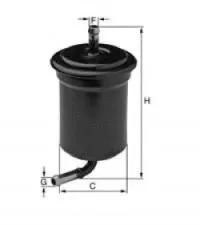 Filtre à carburant UNIFLUX FILTERS XB24