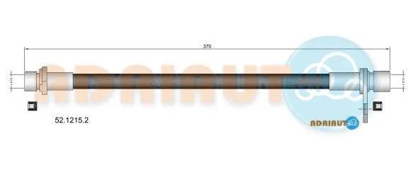 Flexible de frein ADRIAUTO 52.1215.2