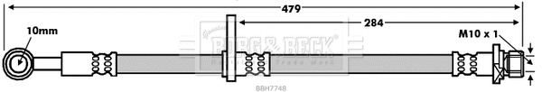 Flexible de frein BORG & BECK BBH7748