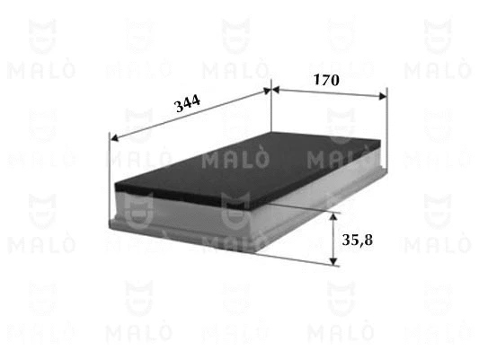 Filtre à air AKRON-MALÒ 1500541
