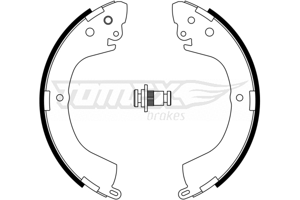Jeu de mâchoires de frein TOMEX Brakes TX 23-29
