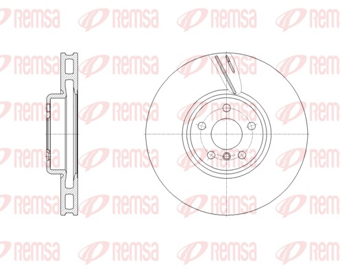 Disque de frein REMSA 62127.11