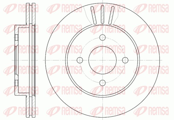 Disque de frein REMSA 6761.10
