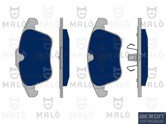 Kit de plaquettes de frein, frein à disque AKRON-MALÒ 1050245