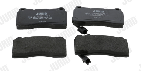 Kit de plaquettes de frein, frein à disque JURID 573322J