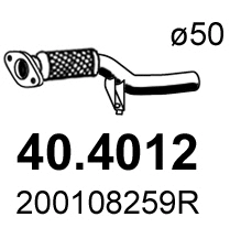 Tuyau d'échappement ASSO 40.4012