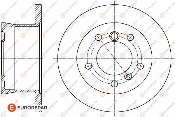 Disque de frein EUROREPAR 1618884080