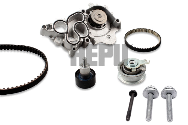 Pompe à eau + kit de courroie crantée HEPU PK06651