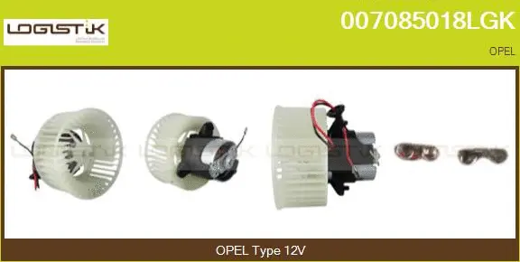 Pulseur d'air habitacle LGK 007085018LGK