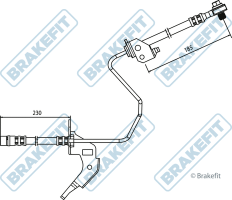 Flexible de frein APEC BHO4290