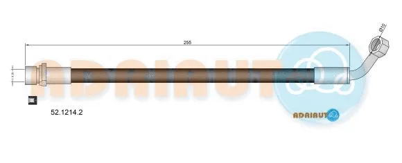 Flexible de frein ADRIAUTO 52.1214.2