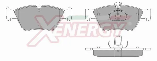 Kit de plaquettes de frein, frein à disque AP XENERGY X40632