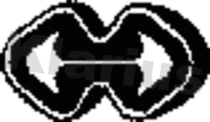 Support, silencieux KLARIUS 420207