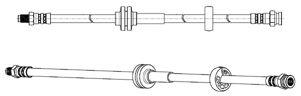 Flexible de frein CEF 512711