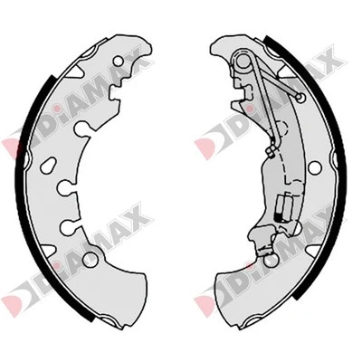 Jeu de mâchoires de frein DIAMAX N01356