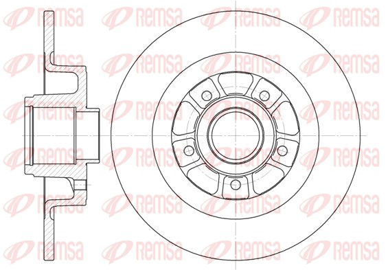 Disque de frein REMSA 6613.00