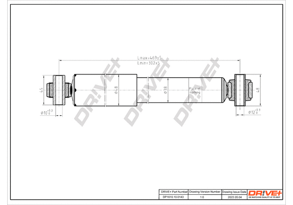 Amortisseur Dr!ve+ DP1610.10.0143