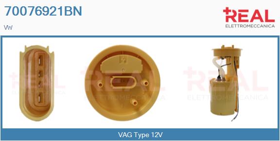 unité d'alimentation de carburant REAL 70076921BN