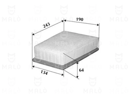 Filtre à air AKRON-MALÒ 1500267