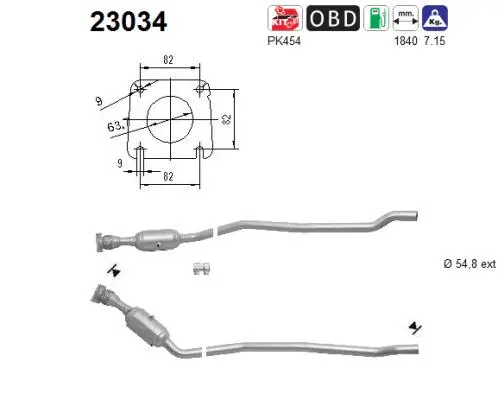 Catalyseur AS 23034